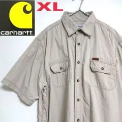 Carhartt カーハート ビッグサイズ 半袖 ワークシャツ ワンポイントロゴ