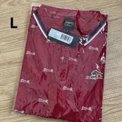 Le TIGRE ルティグレ 新品　総柄　ポロシャツ　赤　レッド　L ②のサムネイル