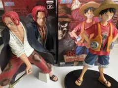 ONE PIECE FILM RED シャンクス ルフィ フィギュア 2体セットのサムネイル