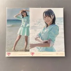 イコラブ 野口衣織 セミコンプ 生写真⑦青サブ