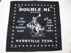 新品未使用 RRL Double RL バンダナ 黒