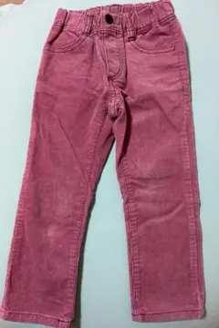 hakka kids 100cm コーデュロイ　パンツ　ピンクのサムネイル