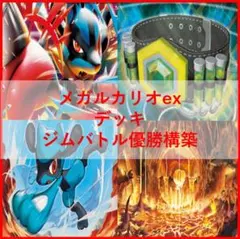 サニーゴch紹介 メガルカリオex 構築済みデッキ 60枚 - メルカリ