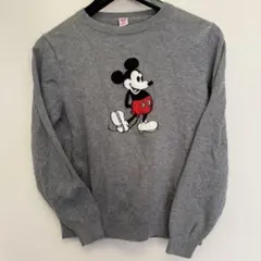 UNIQLO ユニクロ ディズニー キッズ ミッキー セーター グレー 150
