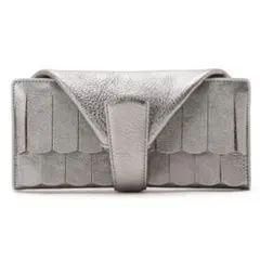 【美品】HIROKO HAYASHI フランジャ 長財布 シルバーのサムネイル
