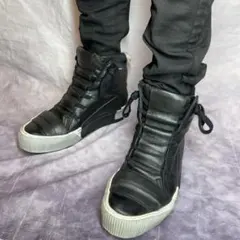 美品 BORIS BIDJAN SABERI 革靴 41 レザー ボリス ビジャン サベリ BORIS BIDJAN SABERI SHOE 1.1 Low Cut