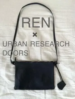 REN✖️アーバンリサーチドアーズ　豚革(ピッグスキン) サコッシュのサムネイル