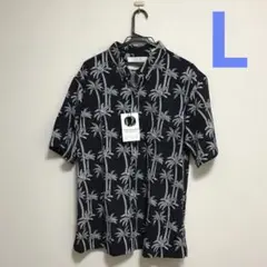 新品未使用　タグ付き　TORI RICHARD アロハシャツ L ヤシの木