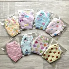 在庫処分！こども用マスク色々８個まとめて.女の子向け