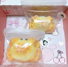 MOMOCOluv★スクイーズ 粉つきカニパン親子 2点セット 匿名配送