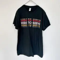 Tultex タルテックス プリント Tシャツ 半袖 S 黒 綿 カジュアルのサムネイル