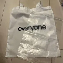 everyone トートバッグ ホワイト