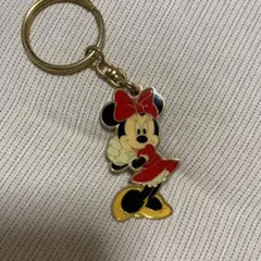 【値下げ中】ミニーマウス　キーホルダー　平成レトロ
