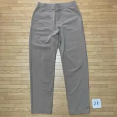 ユニクロ ウルトラストレッチ アクティブテーパードパンツ S 丈長め ベージュ