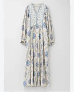 ヌキテパ Crimp Cotton Bergamot Print Dress - メルカリ