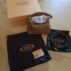 未使用品！TOD’S【トッズ】Tケース メッセンジャー トート バッグ マイクロ
