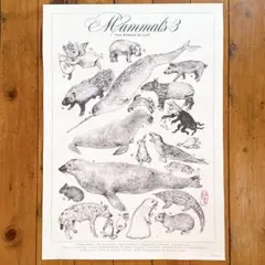 新品 ヒグチユウコ ポスター 大哺乳類展3 B2 ギュスターヴ ボリス こはるのサムネイル