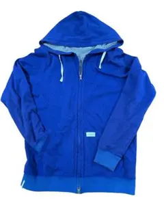 Deluxe Clothing ジップアップパーカー ブルーのサムネイル