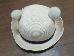COMME CA ISM キッズ 麦わら帽子 48-50㎝