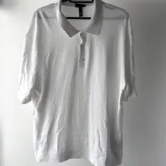 H&M エイチアンドエム ポロシャツ　ニットポロシャツ 半袖 シャツ M スリム