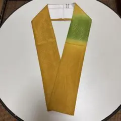 和装用 重ね襟 ゴールド系 ぼかし染め
