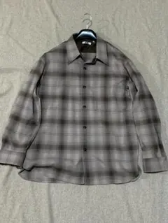 【名作】UNIQLO U ヘビーフランネルオーバーサイズシャツ L オーラリー風