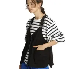 完売品★niko and... ベスト フィッシングベスト　黒