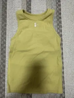 AMERI vintageタンクトップ リブ素材 イエローのサムネイル