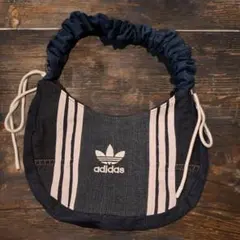 adidas マルチカラー ハンドバッグ リメイク 一点物 - メルカリ