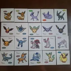 ポケモンパンシール デコキャラシール　ブイズ　20枚まとめ売り