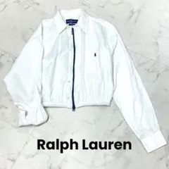 ポロ ラルフローレン クロップド丈 ジップアップ ジャケット シャツ