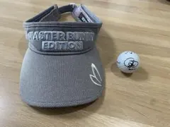 マスターバニーエディション　バイザー 河本結プロと稲森佑貴プロのサイン入り