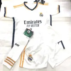 140cmレアル・マドリード　ロナウド　子供サッカーユニフォーム三点セット