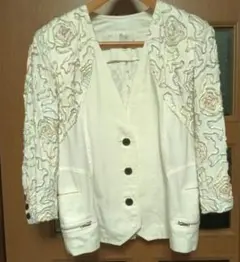 フランカヴァレンティナパオローニ　刺繍　ジャケット　ヴィンテージ　衣装