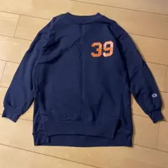 Champion 裏起毛ネイビーチュニック