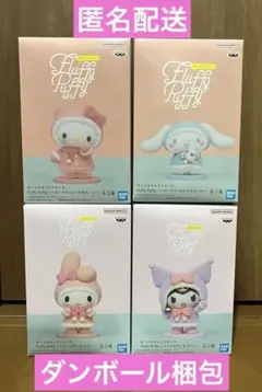 サンリオキャラクターズ　Fluffy Puffy フィギュア 4種セット