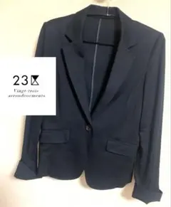 未使用級 23区 ノーカラージャケット ノーラペル テーラードジャケット 40 2025年最新】23区 ノーカラージャケットの人気アイテム - メルカリ