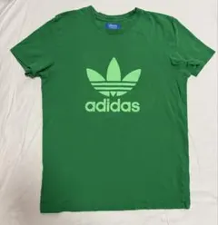 アディダス　adidas トレフォイルロゴ　Tシャツ　メンズ　グリーン　M