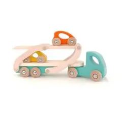 ボーネルンド 車をはこぶトラック ライトブルー カーキャリア 新品 未使用