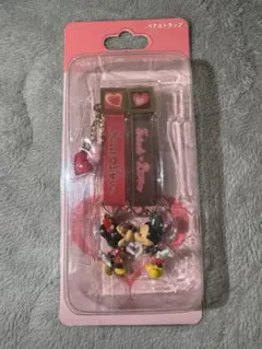ミッキー&ミニー　ペアストラップセット