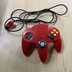 【ジャンク品】ニンテンドー64 コントローラー　赤　レッド