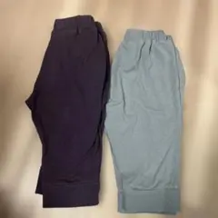 デビロック　7分丈ストレッチ裾リブパンツ　2枚組のサムネイル