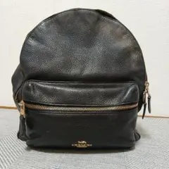 【ダメージ品】COACH　レザー　リュック　バックパック