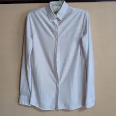 i-shirt 長袖シャツ ホワイト ストライプ レディース 13号のサムネイル