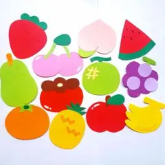 壁面飾り　くだもの　誕生日表