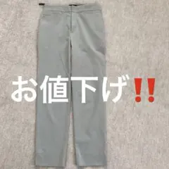 美品TRANS WORK レディース　ブルーグレー　クロップドパンツ　36