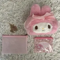 美品　マイメロディ ショルダーバッグ ピンクセット