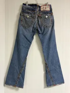 LOLITA JEANS Y2K ブーツカットデニム フレア 韓国デニム 過装飾