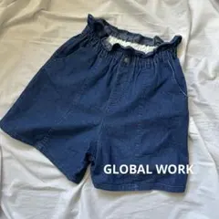 グローバルワーク　ショートパンツ デニム　160cm