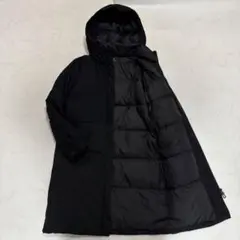 未使用級 ピーエスポールスミス ウール切替 ダウンコート ダウンジャケット 黒